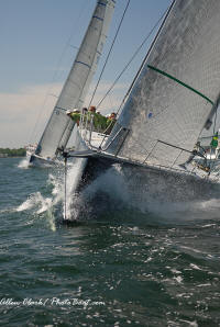 Moneypenny during the Around the Island Race